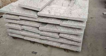 嘉峪关芝麻白蘑菇石，自然面