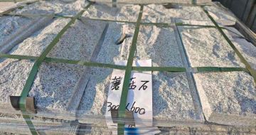 嘉峪关芝麻白蘑菇石，自然面