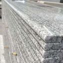 嘉峪关芝麻白楼梯踏步 花岗岩楼梯板材