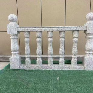 嘉峪关芝麻白阳台栏杆 花岗岩栏杆