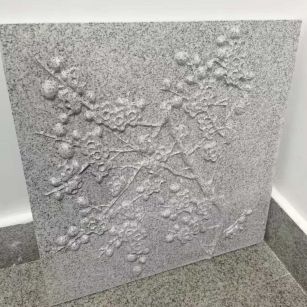 嘉峪关芝麻白雕刻版，异形定制