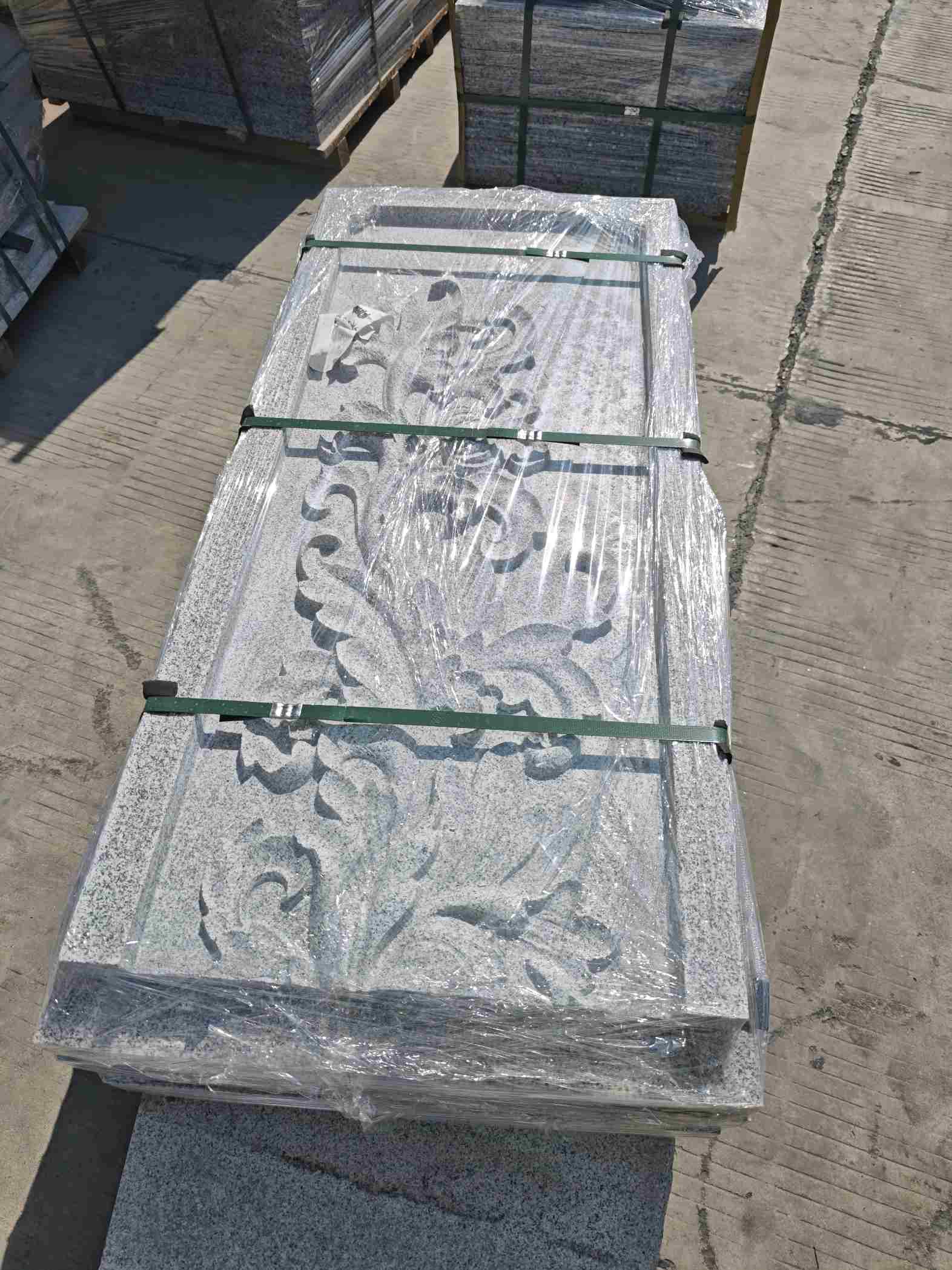 嘉峪关芝麻白别墅外墙雕刻版